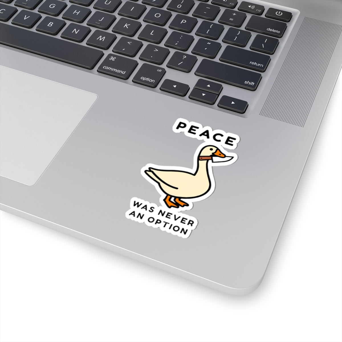 Whimsical Duck Kiss-Cut Stickers, Fun Laptop Decal, Quirky Gift for Animal Lovers, Cute Home Decor, Funny Gifts for Friends