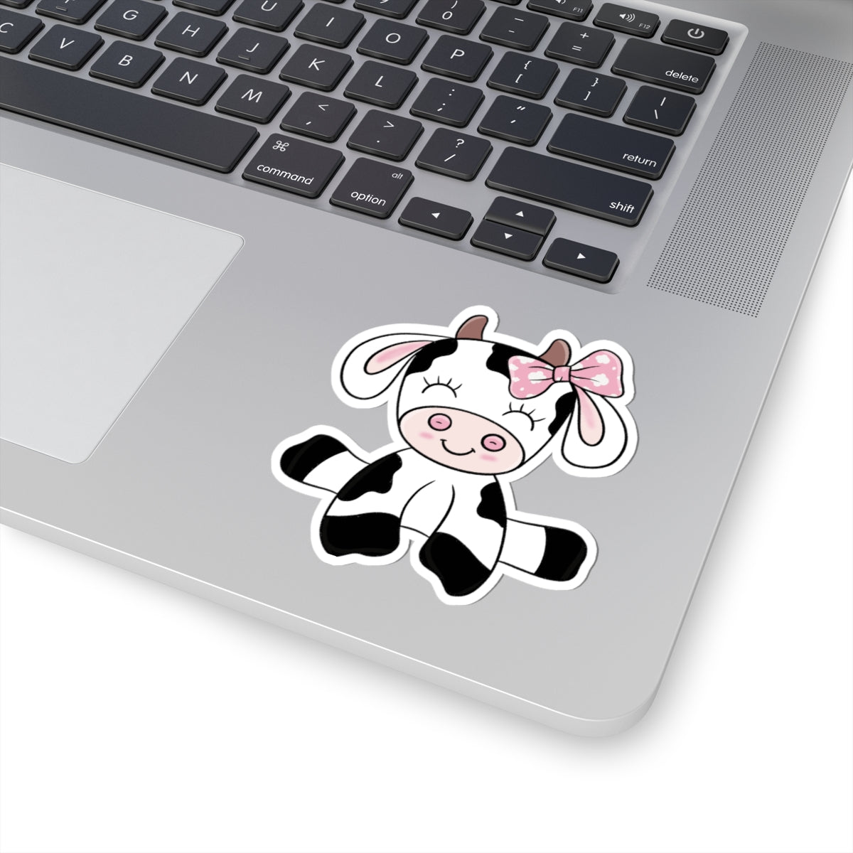 Cute Cow Kiss-Cut Stickers, Adorable Cow Decals for Kids, Laptop Stickers, School Supplies, Cute Gift for Dairy Lovers