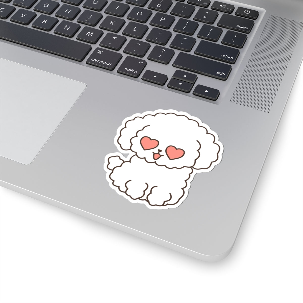 Cute Puppy Kiss-Cut Stickers, Pet Lover Stickers, Dog Mom Gifts, Heart Eyes Stickers, Laptop Decor, Cute Animal Decor