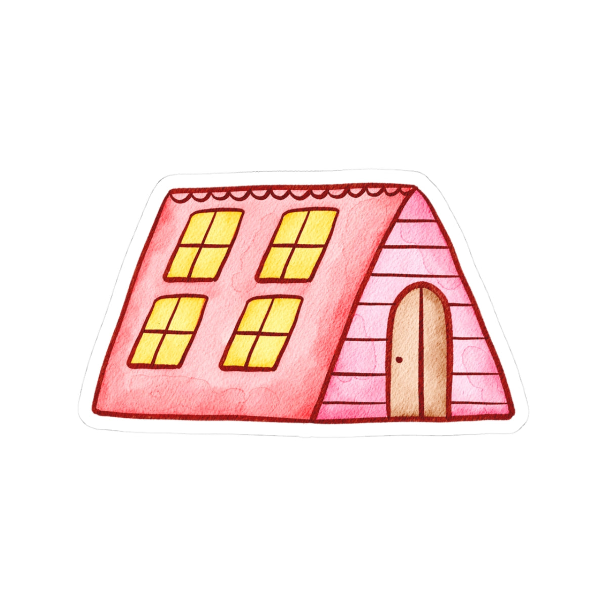 Whimsical House Kiss-Cut Stickers | Cute Home Decor, Laptop Accessories, Gift for Friends, Stationery, Scrapbooking