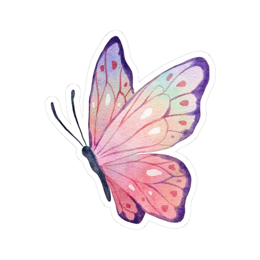 Colorful Butterfly Kiss-Cut Stickers | Cute Decor for Laptops, Water Bottles, Notebooks, Gifts for Nature Lovers, Butterfly Lovers