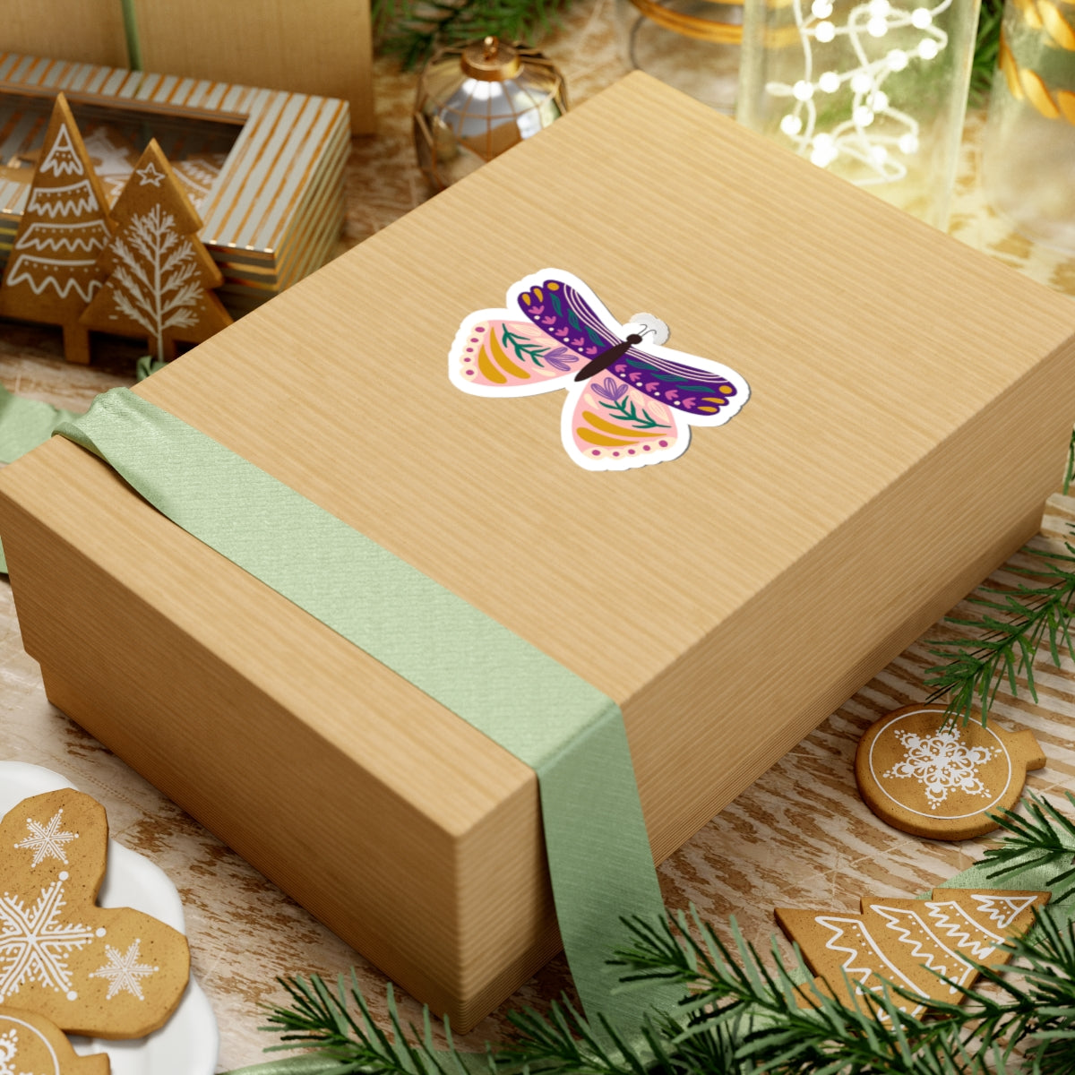Colorful Butterfly Kiss-Cut Stickers, Aesthetic Laptop Decals, Nature-Inspired Stickers for Journals & Scrapbooks, Cute Gifts for Friends