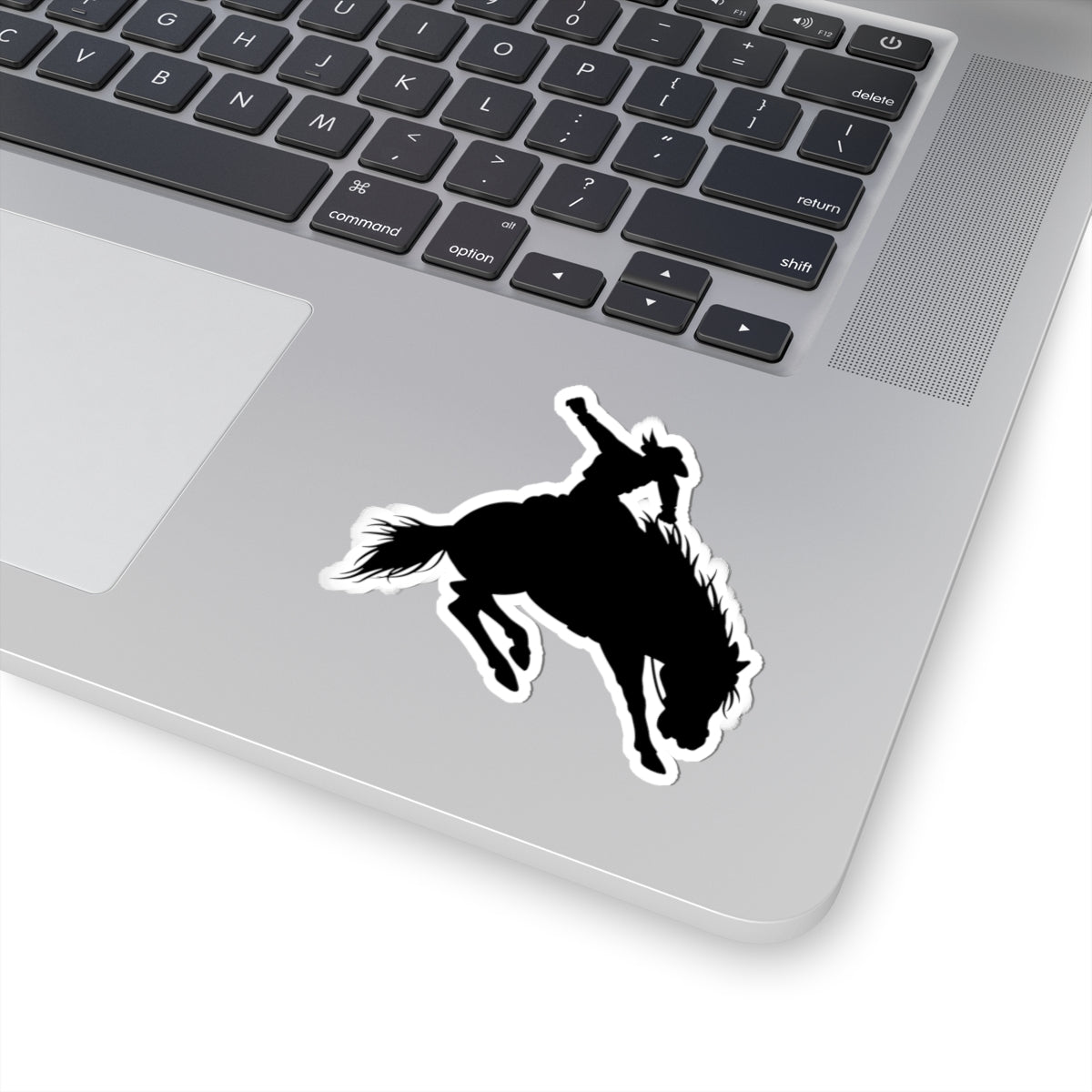 Bold Cowboy Kiss-Cut Stickers for Horse Lovers, Western Decor, Laptop Decals, Rodeo Gifts, Equestrian Accessories