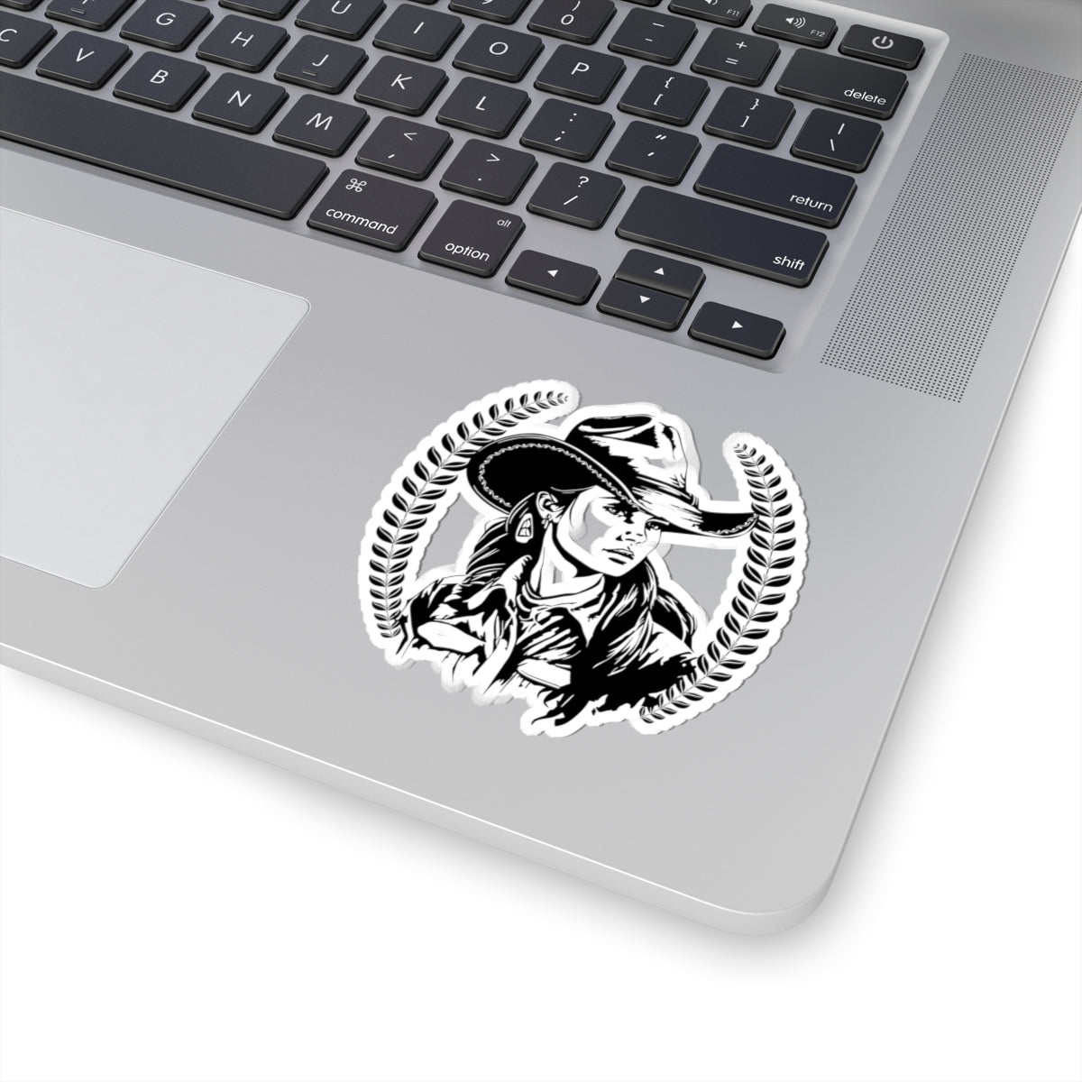 Cowgirl Kiss-Cut Stickers | Western Decor, Laptop Stickers, Cowboy Hat Art, Gifts for Cowgirls, Rodeo Decorations