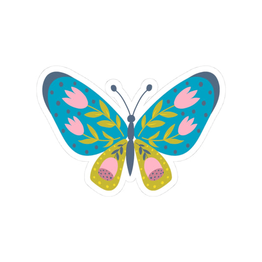 Colorful Butterfly Kiss-Cut Stickers for Personalization, Laptop Decals, Journal Embellishments, Easter Decor, Spring Gifts