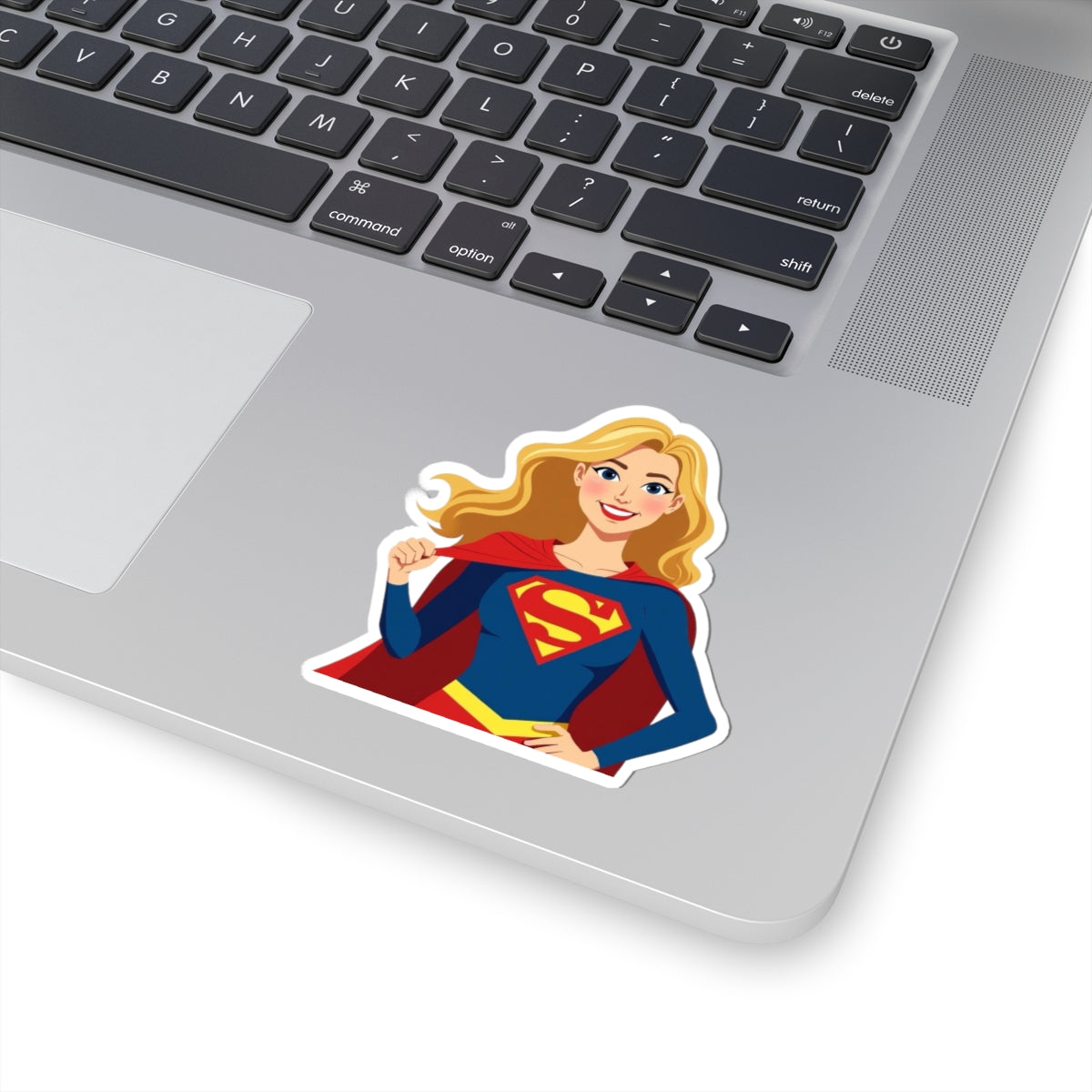 Empowering Supergirl Kiss-Cut Stickers for Creative Expression, Laptop Decor, Gift for Her, Journals, Scrapbooking, Superhero Theme