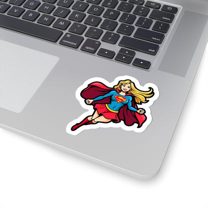 Superhero Kiss-Cut Stickers for Fans, Fun Laptop Decor, Gift for Comic Lovers, Children's Party Favors, Creative Craft Supplies