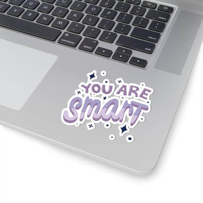 You Are Smart Kiss-Cut Stickers - Motivational, Laptop Decal, Cute Decorative Sticker for Students, Inspiring Gift