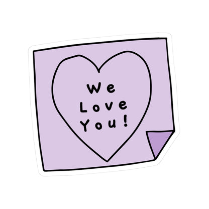 Kiss-Cut Stickers for Loved Ones, Perfect for Gifts, Scrapbooking, Journals, Valentine’s Day, Friendships