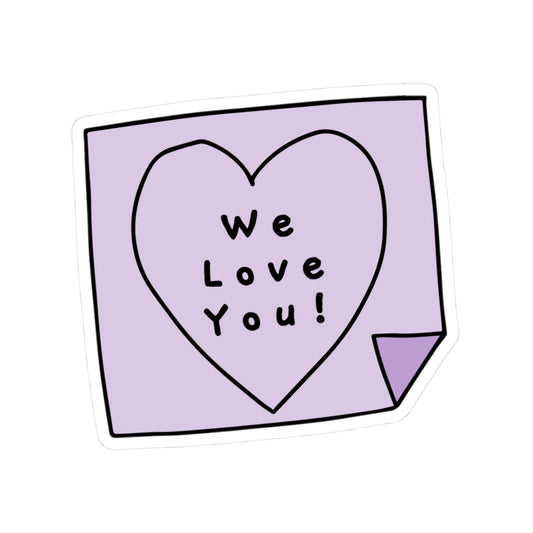 Kiss-Cut Stickers for Loved Ones, Perfect for Gifts, Scrapbooking, Journals, Valentine’s Day, Friendships