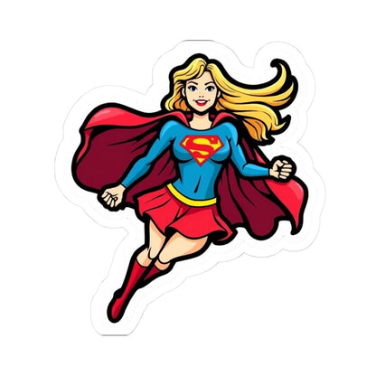 Superhero Kiss-Cut Stickers for Fans, Fun Laptop Decor, Gift for Comic Lovers, Children's Party Favors, Creative Craft Supplies