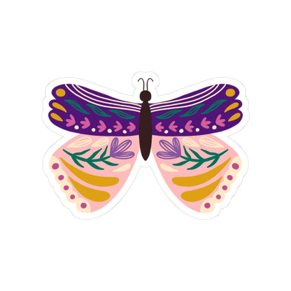 Colorful Butterfly Kiss-Cut Stickers, Aesthetic Laptop Decals, Nature-Inspired Stickers for Journals & Scrapbooks, Cute Gifts for Friends