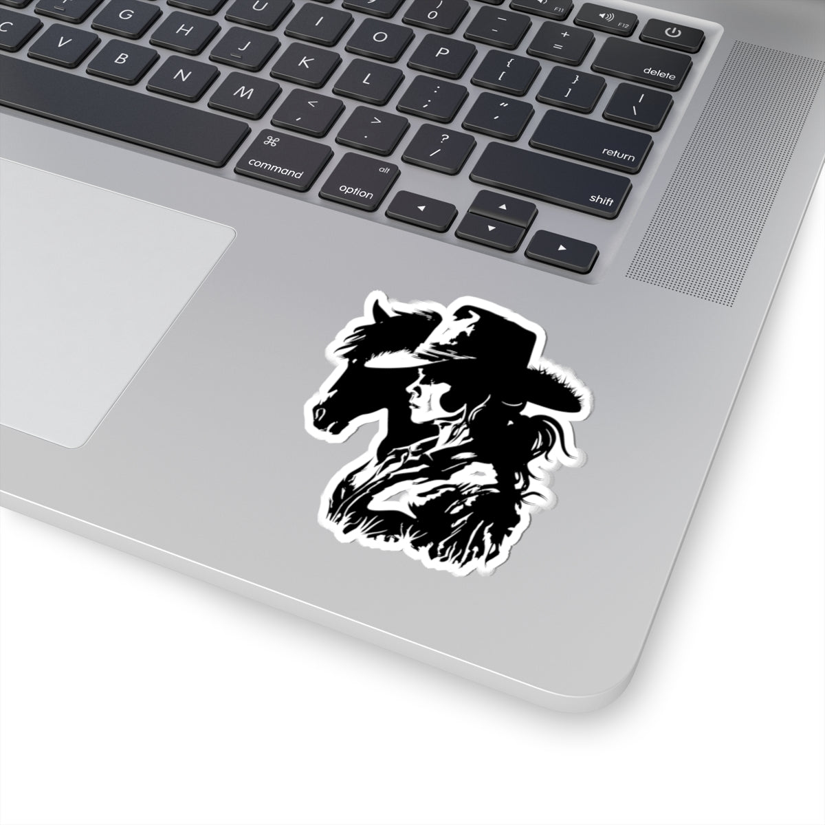 Cowgirl Horse Kiss-Cut Stickers | Western Decor, Laptop Stickers, Horse Lover Gifts, Unique Cowboy Art, Rodeo Accessories