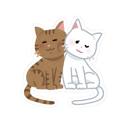 Cute Cat Kiss-Cut Stickers | Adorable Pet Stickers, Cat Lover Gifts, Laptop Decals, Journaling Supplies, Cute Animal Decor