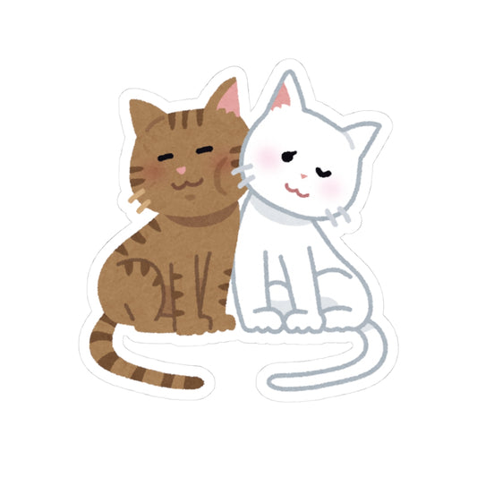 Cute Cat Kiss-Cut Stickers | Adorable Pet Stickers, Cat Lover Gifts, Laptop Decals, Journaling Supplies, Cute Animal Decor