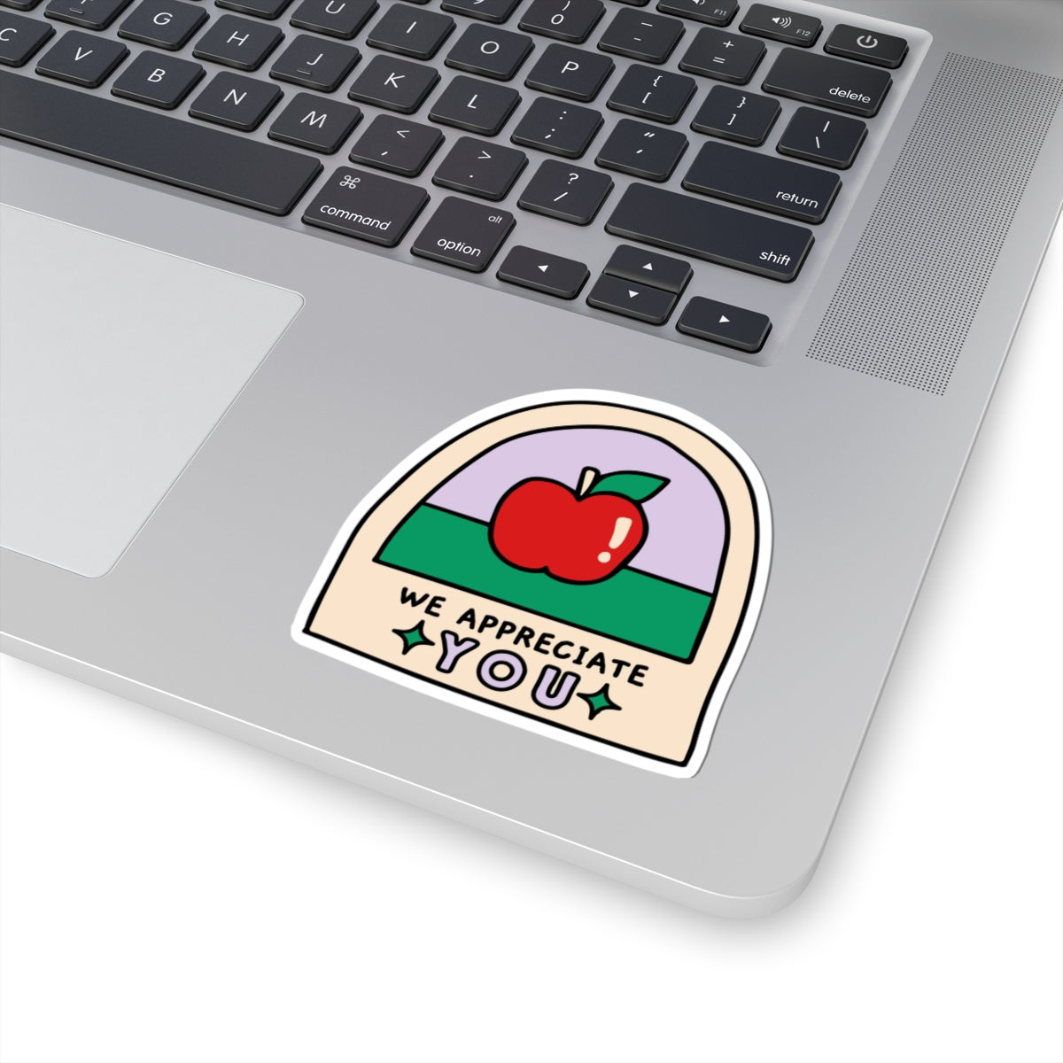 Appreciation Kiss-Cut Stickers, Cute Apple Stickers, Laptop Decor, Thank You Gifts, Positive Vibes, Classroom Rewards