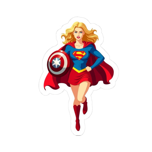 Superhero Kiss-Cut Stickers - Empowering Decor for Teens, Gift for Comic Lovers, Laptop & Water Bottle Decoration, Fun Party Favors, [...]