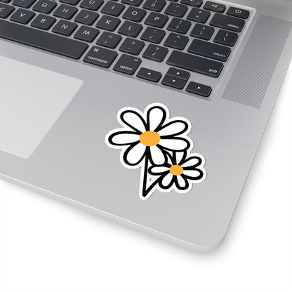Whimsical Floral Kiss-Cut Stickers - Perfect for Journals, Laptops, Scrapbooking, Gifts, or Party Favors