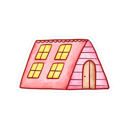 Whimsical House Kiss-Cut Stickers | Cute Home Decor, Laptop Accessories, Gift for Friends, Stationery, Scrapbooking