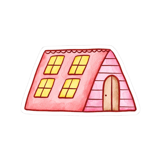 Whimsical House Kiss-Cut Stickers | Cute Home Decor, Laptop Accessories, Gift for Friends, Stationery, Scrapbooking